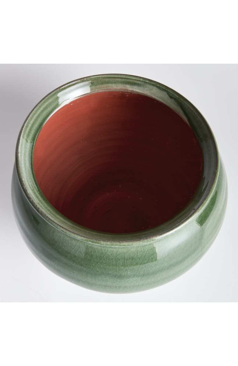 Napa Home & Garden Maisha Drum Vase, Alternate, color, Green