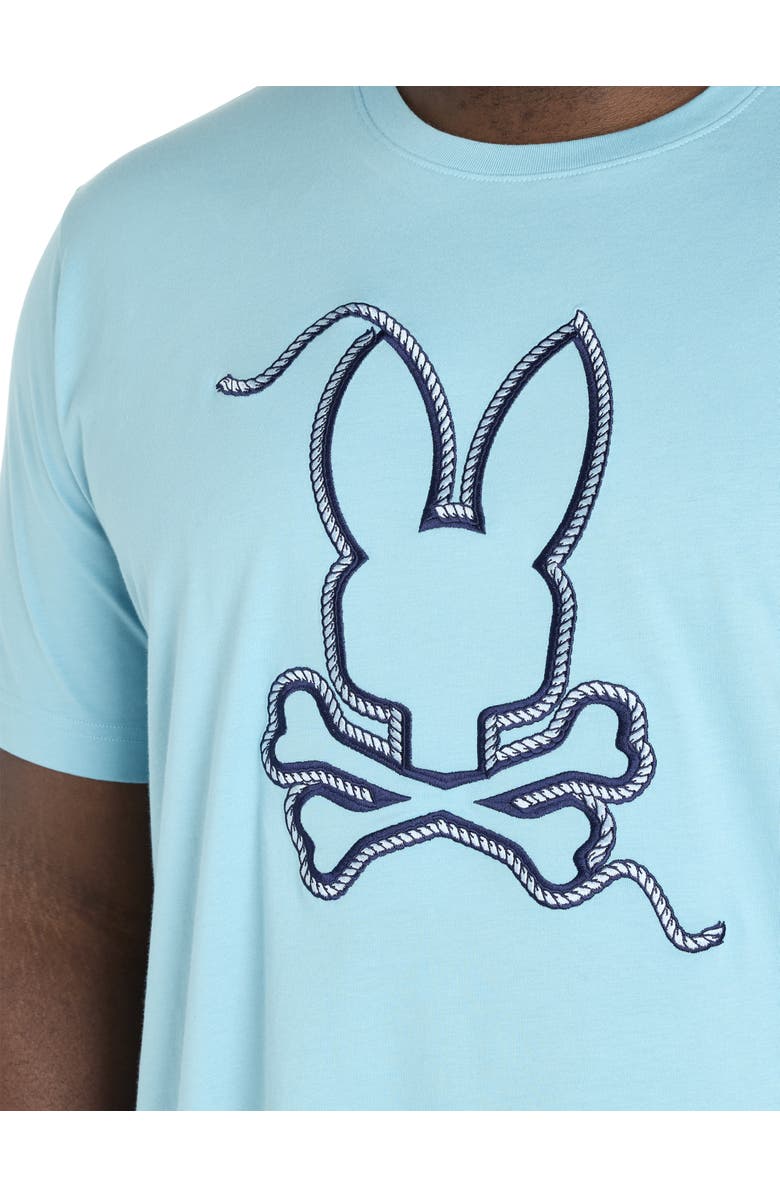 Psycho Bunny Big & Tall Cyrus Graphic Tee, Alternate, color, Milky Blue