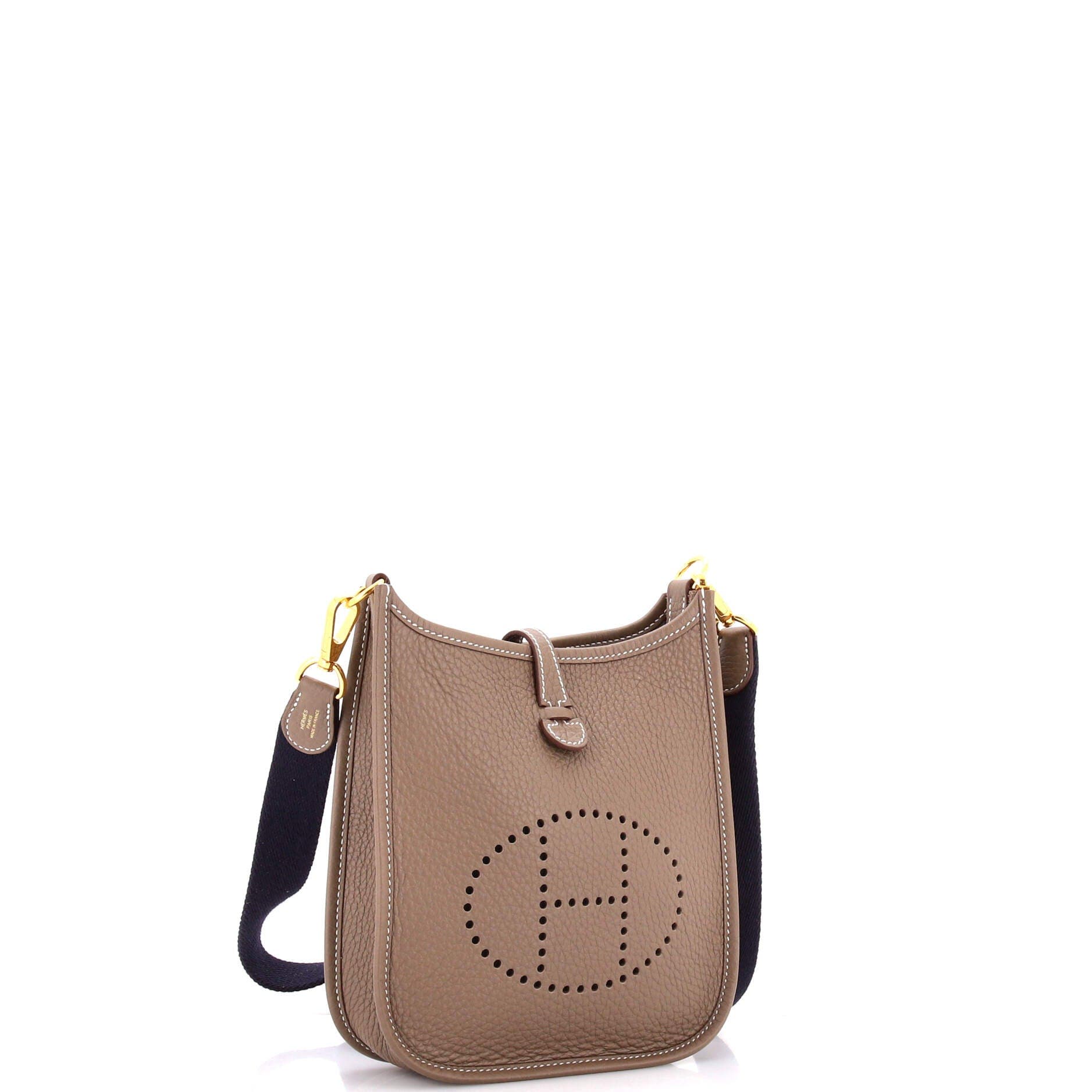 Pre-Owned Hermes Evelyne Bag Gen III Clemence TPM, Alternate, color, Etoupe