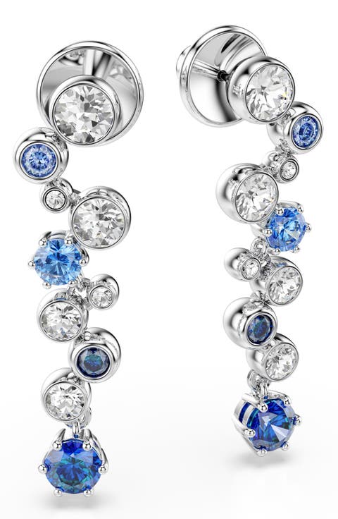 Constella Crystal & Zirconia Drop Earrings