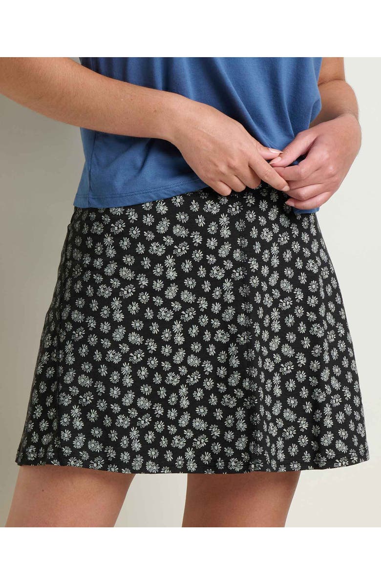 Toad & Co Seleena Skort, Alternate, color, Black And Salt Print