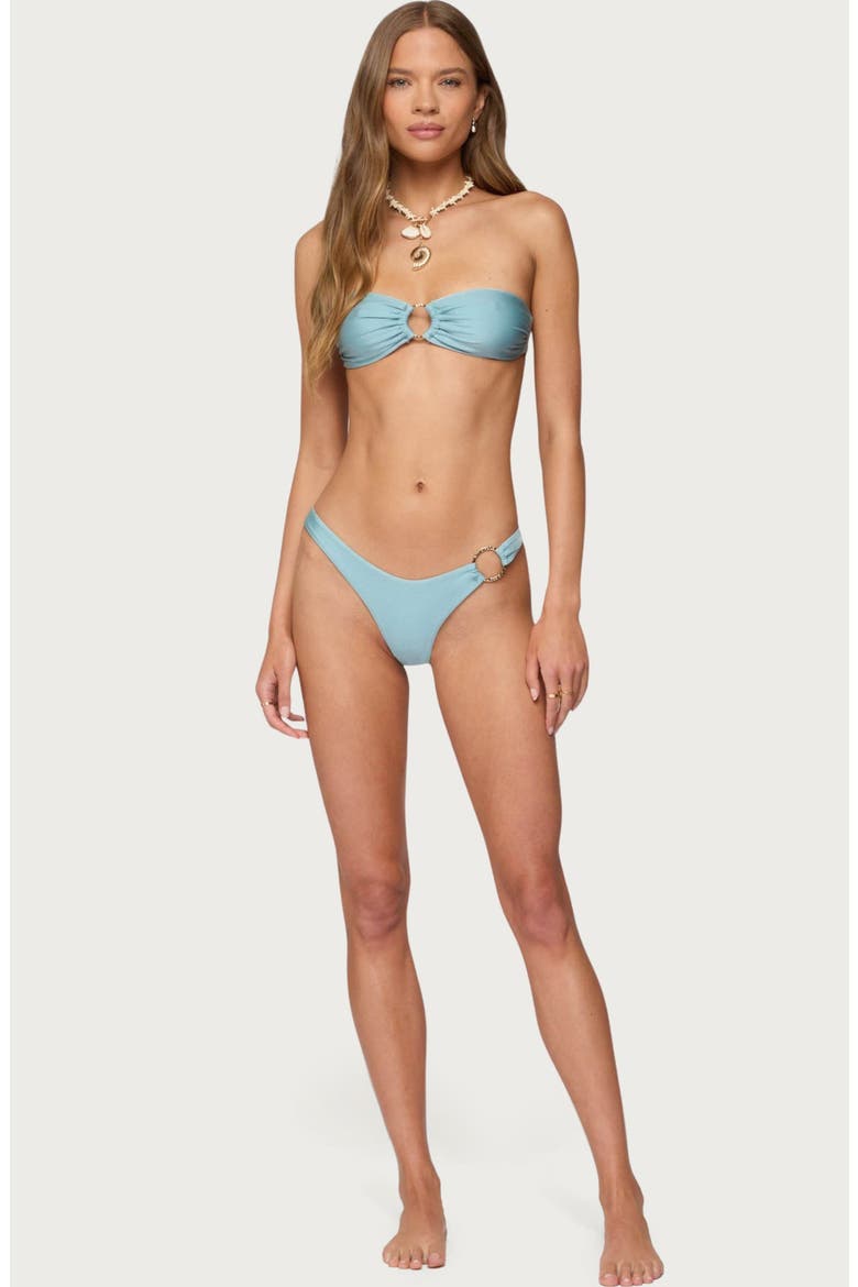 Mesa O-Ring Bandeau Bikini Top, Alternate, color, LIGHT-BLUE