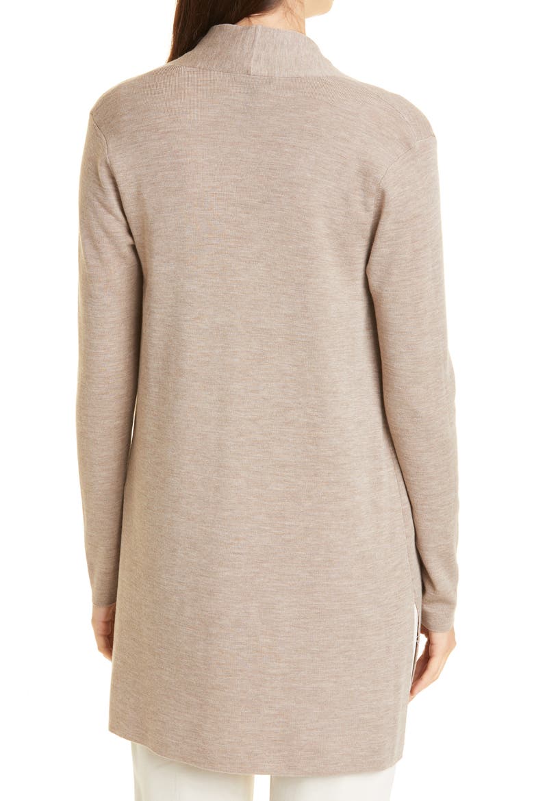 Merino Wool Long Cardigan, Alternate, color, BARLY