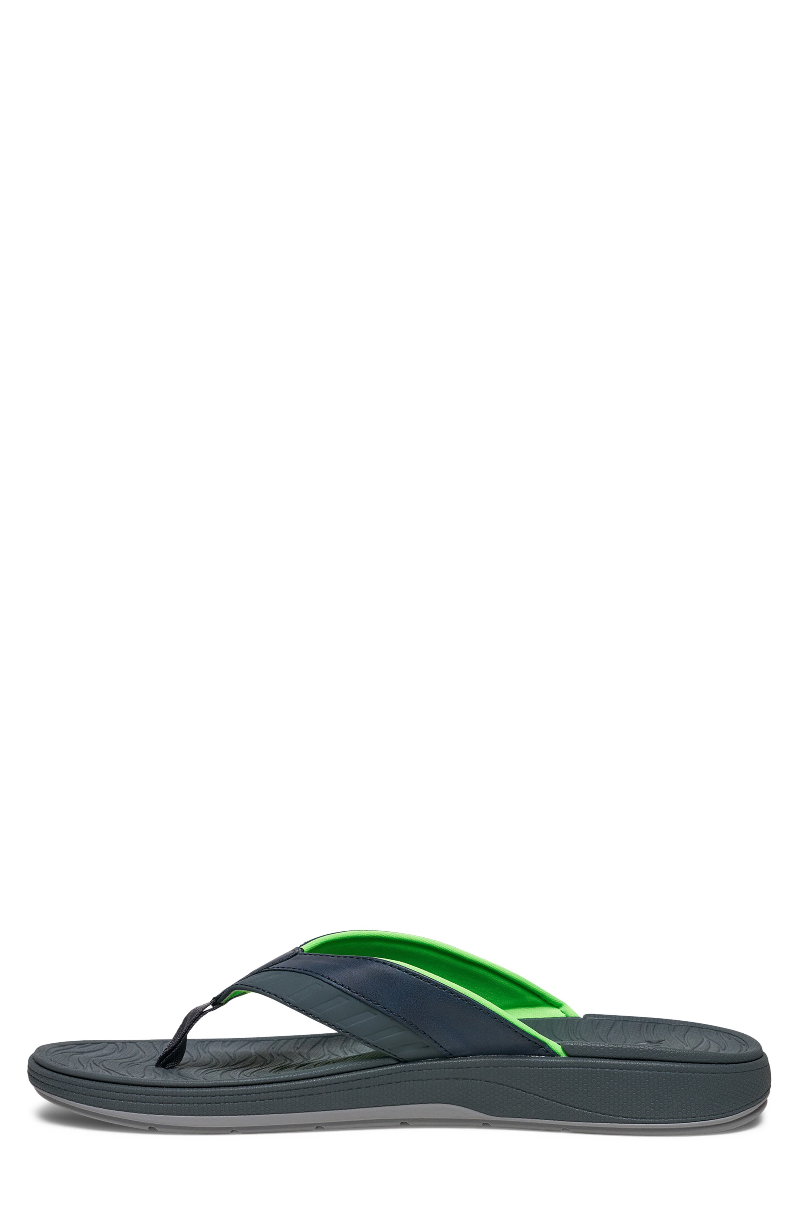 Surf Seeker Water Friendly Flip Flop, Alternate, color, DARK SHADOW