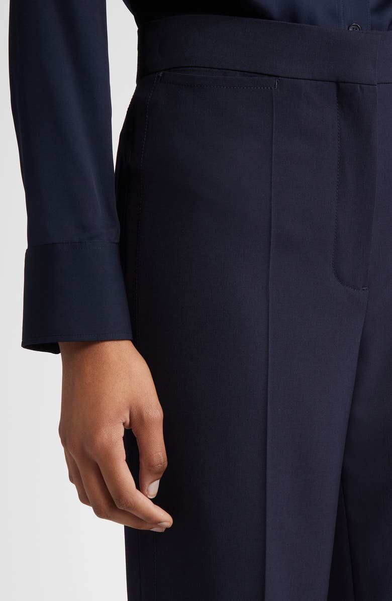 Stella McCartney Iconic Stretch Wool Flare Leg Pants, Alternate, color, 