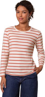 Celtic & Co. Striped Long Sleeve Crew Neck T-Shirt