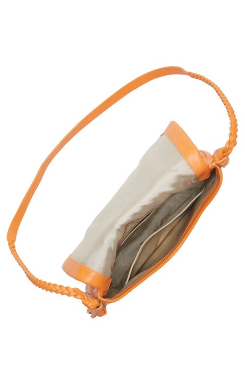 Vince Camuto Espen Leather Saddle Bag In Medium Orange