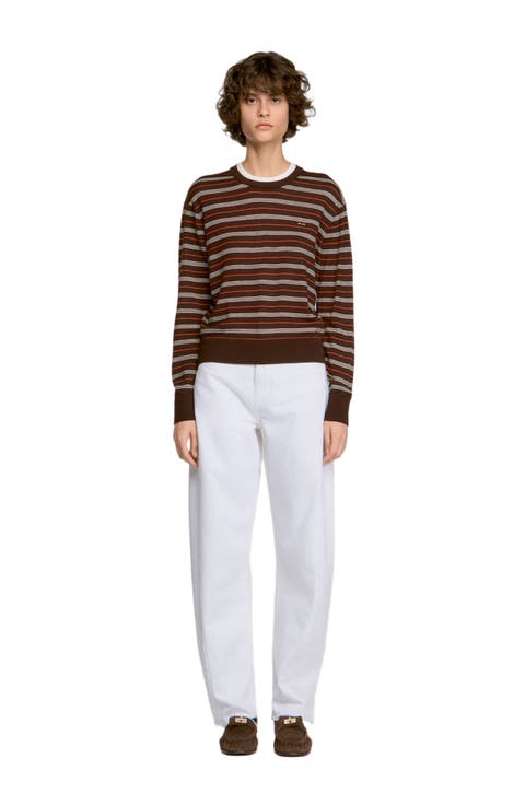 Striped wool sweater
