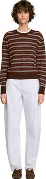 SANDRO Striped wool sweater
