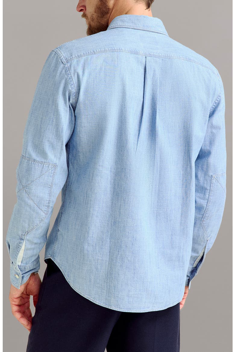 Field Chambray Organic Cotton Button-Up Shirt, Alternate, color, CHAMBRAY