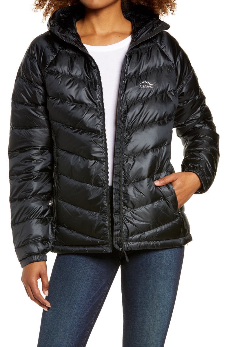 L.L.Bean Ultralight 850 Fill Power Down Hooded Jacket, Main, color, 