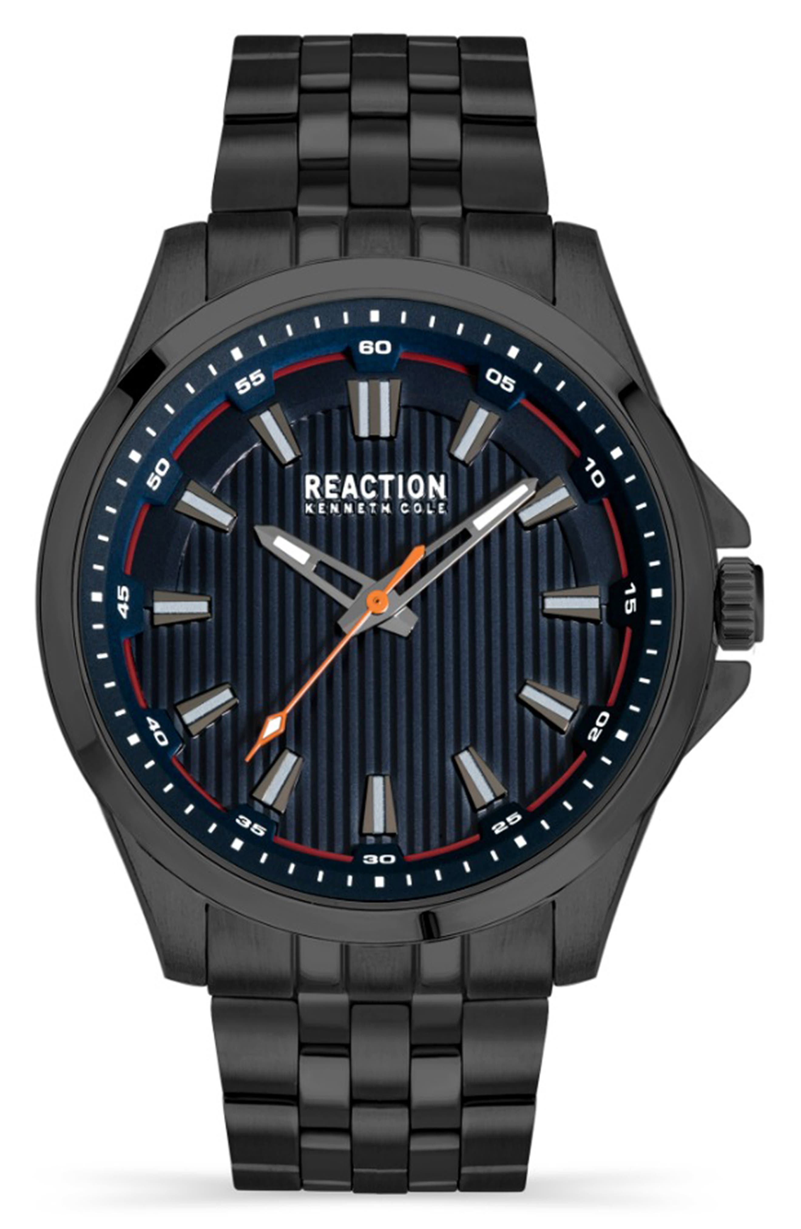 Kenneth Cole Reaction Classic Bracelet Strap Watch, 46mm