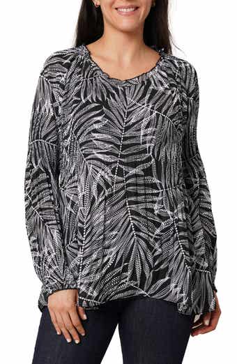 Pleated Ruffle Top