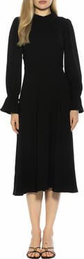 Alexia Admor Lana Fit & Flare Midi Dress