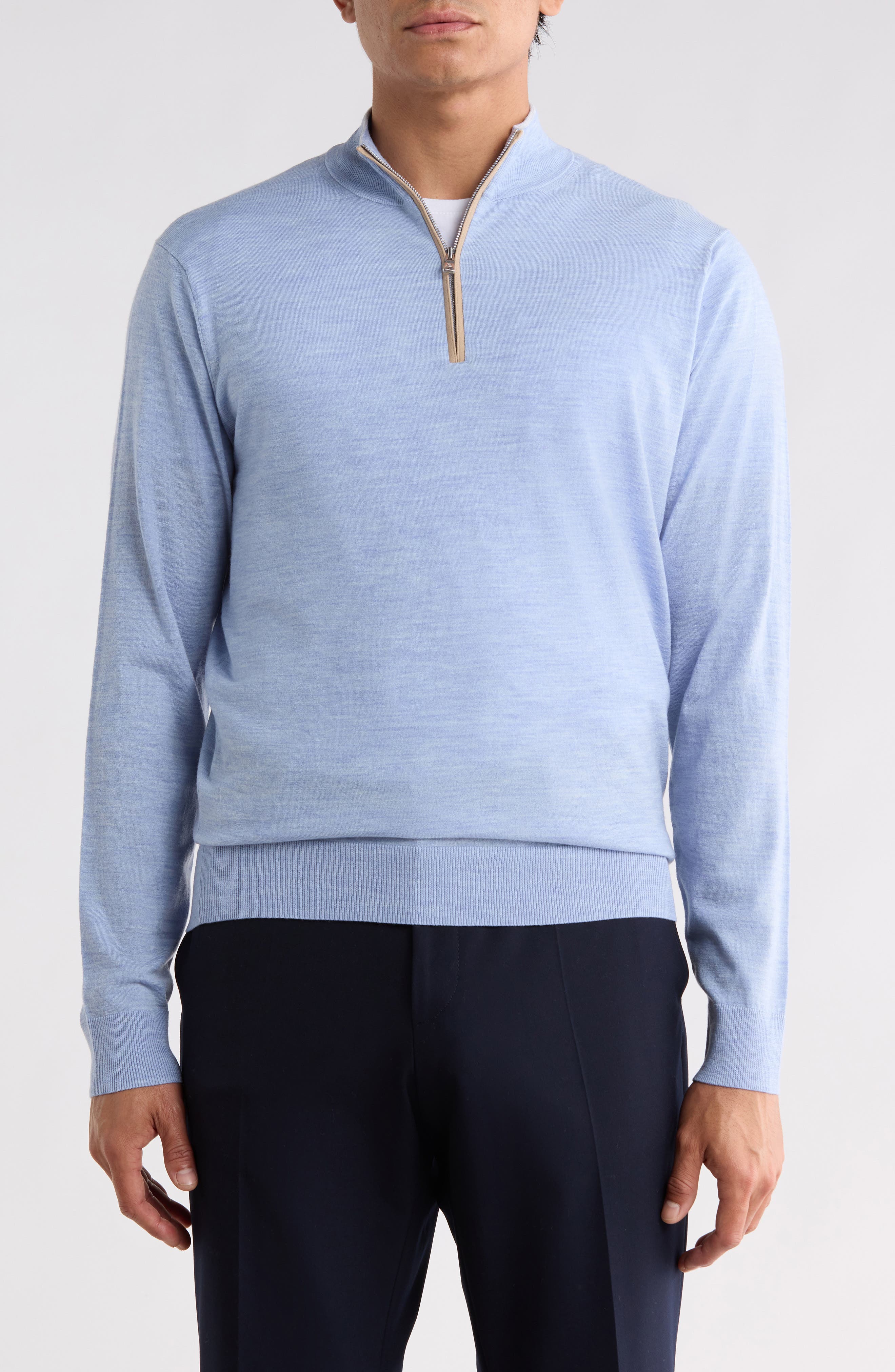 Excursionist Flex Quarter-Zip Merino Wool Pullover