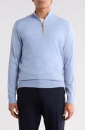 Peter Millar Excursionist Flex Quarter-Zip Merino Wool Pullover