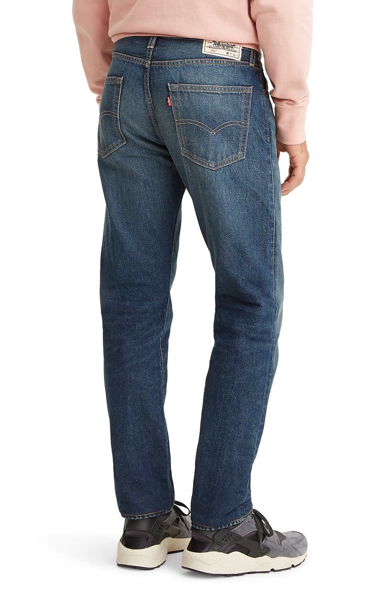 Levi's<sup>®</sup> WellThread<sup>™</sup> 502<sup>™</sup> Regular Fit Tapered Jeans, Alternate, color,
