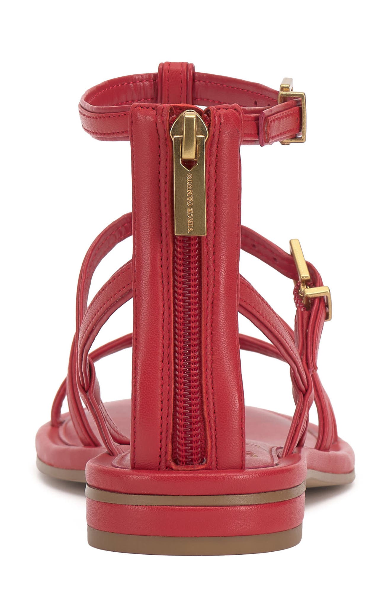 Vince Camuto Luane Strappy Sandal, Alternate, color, Salsa