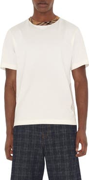 Burberry Check Trim T-Shirt