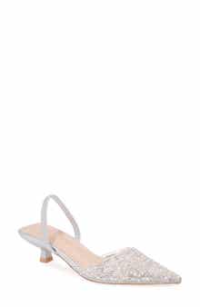 BERNESS Kitten Heel Slingback Pump