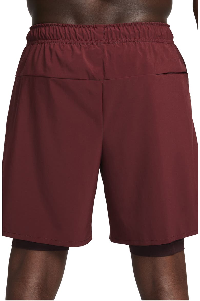 Dri-FIT Unlimited 2-in-1 Versatile Shorts, Alternate, color, DARK TEAM RED/ BURGUNDY CRUSH