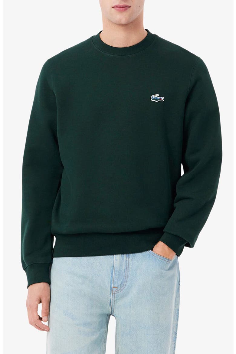 Classic Fit Cotton French Terry Sweatshirt, Main, color, FOREST GREEN