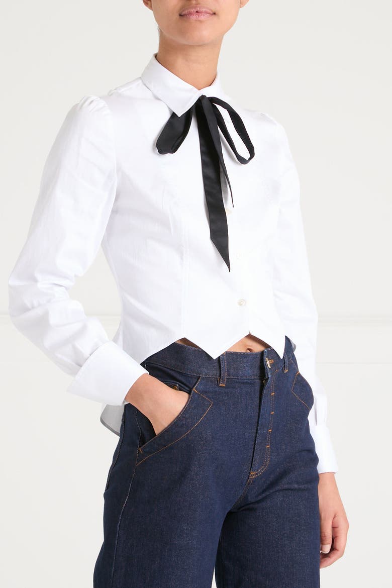 Dara Shirt, Alternate, color, White