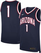 Nike Men's Nike #1 Navy Arizona Wildcats Road Replica Jersey