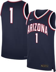 Nike Men's Nike #1 Navy Arizona Wildcats Road Replica Jersey