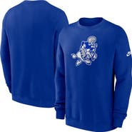 Nike Men's Nike Royal Dallas Cowboys Swing Pass Rewind Club Pullover Sweatshirt