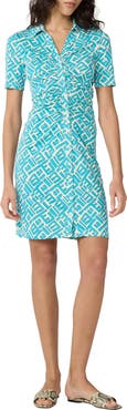 Diane von Furstenberg Zoey Ruched Minidress