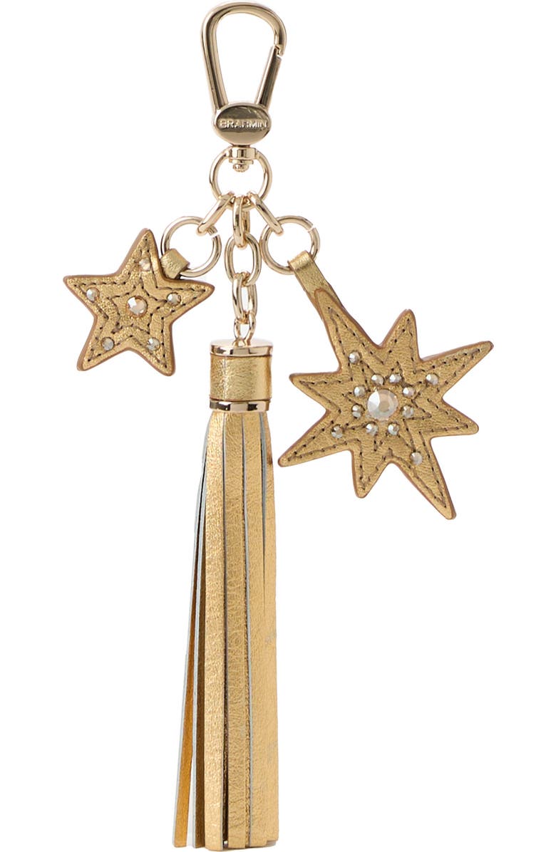 Brahmin Astra Crystal Tassel Charm, Main, color,