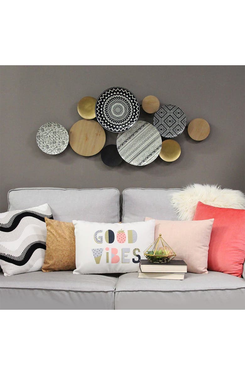 PARKLAND COLLECTION Multi Boho Medley Plates Wall Decor, Alternate, color, Multicolor