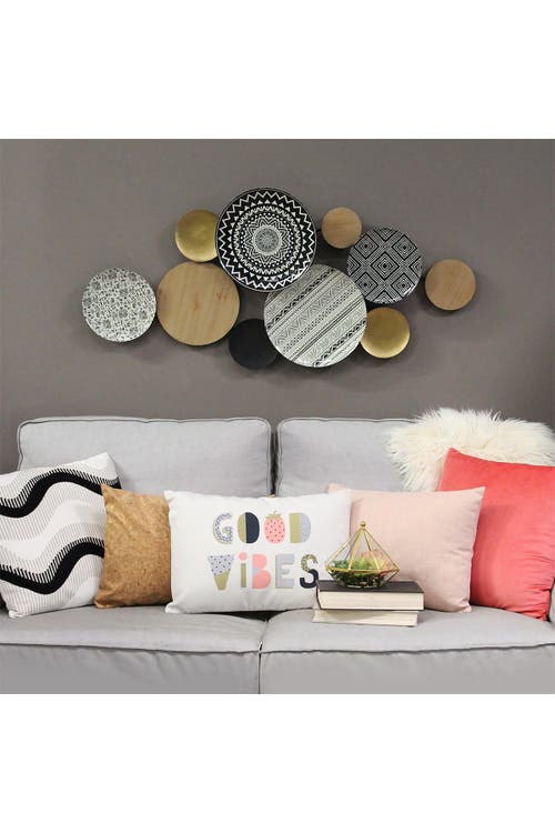 Parkland Collection Multi Boho Medley Plates Wall Decor In Multi