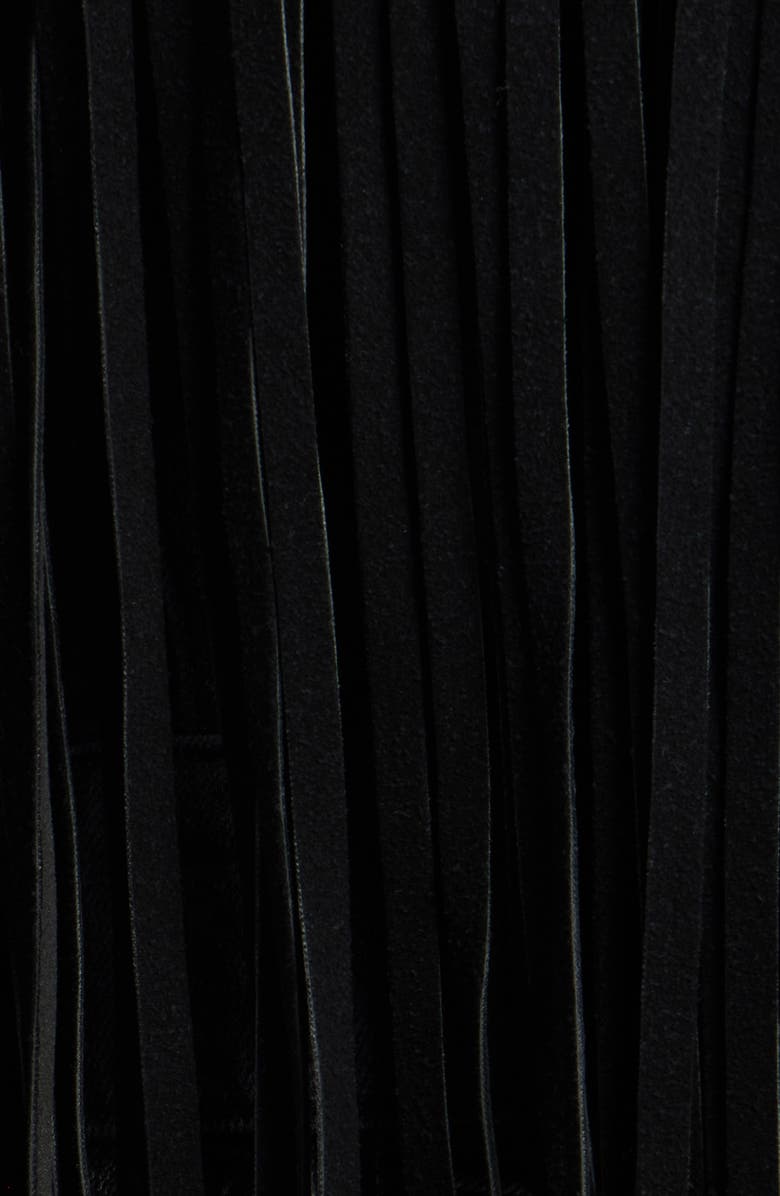 Mavi Jeans Jenna Smoke Fringe Stud Detail Denim Jacket, Alternate, color, Smoke Fringe Denim