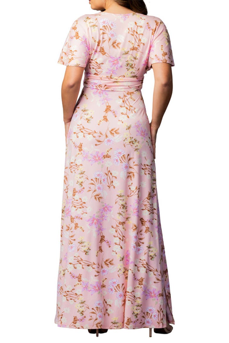 Vienna Maxi Dress, Alternate, color, Lively Peach Floral
