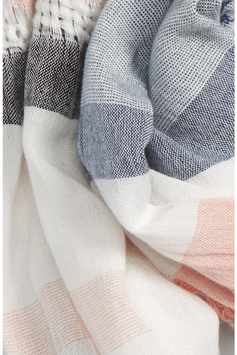 Stripe Infinity Scarf, Alternate, color, WHITE MULTI