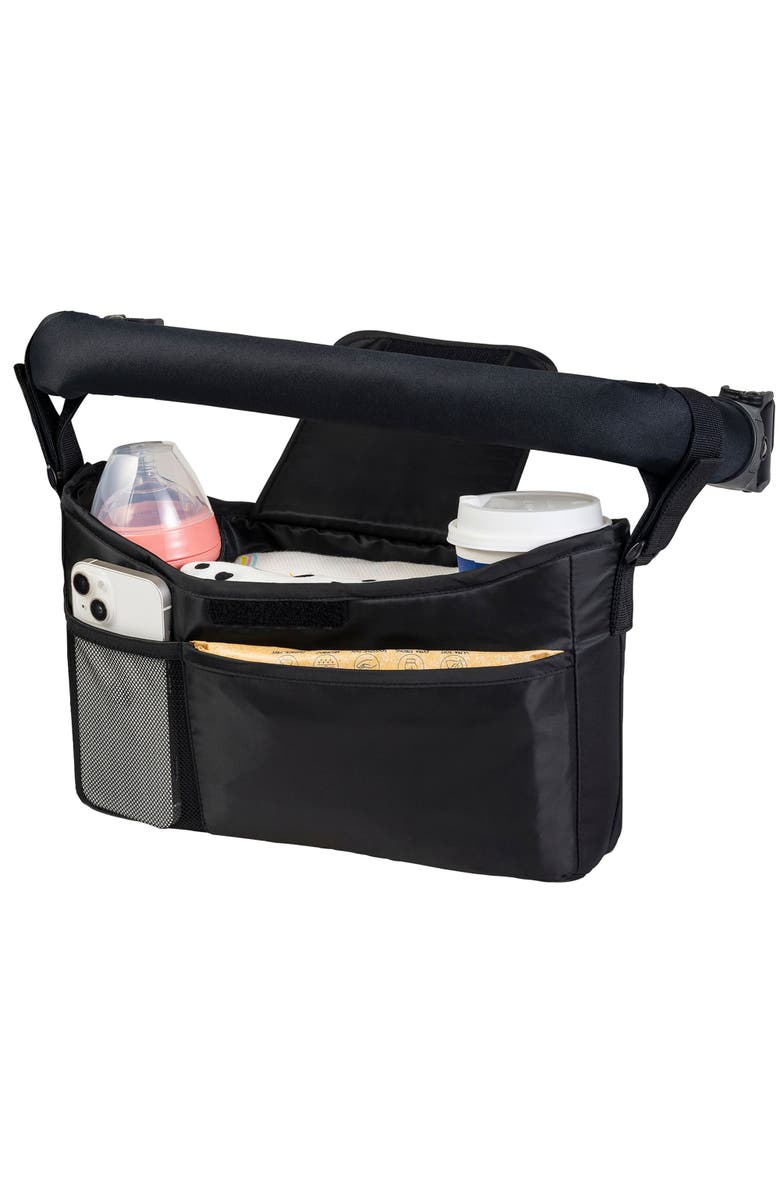 Tiny Twinkle Universal Baby Stroller Organizer Caddy, Main, color, Black