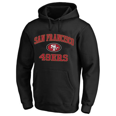 Men's Fanatics  Black San Francisco 49ers Big & Tall Heart & Soul Hoodie