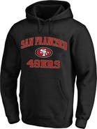 FANATICS Men's Fanatics  Black San Francisco 49ers Big & Tall Heart & Soul Hoodie