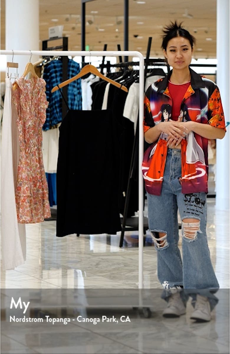 Linen Blend Shift Dress, sales video thumbnail