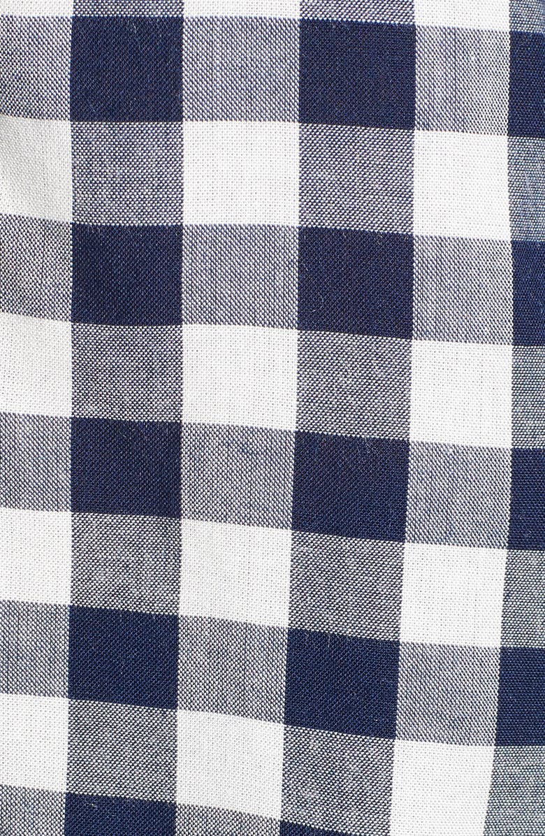 Love, Fire Gingham Cold Shoulder Top, Alternate, color, 