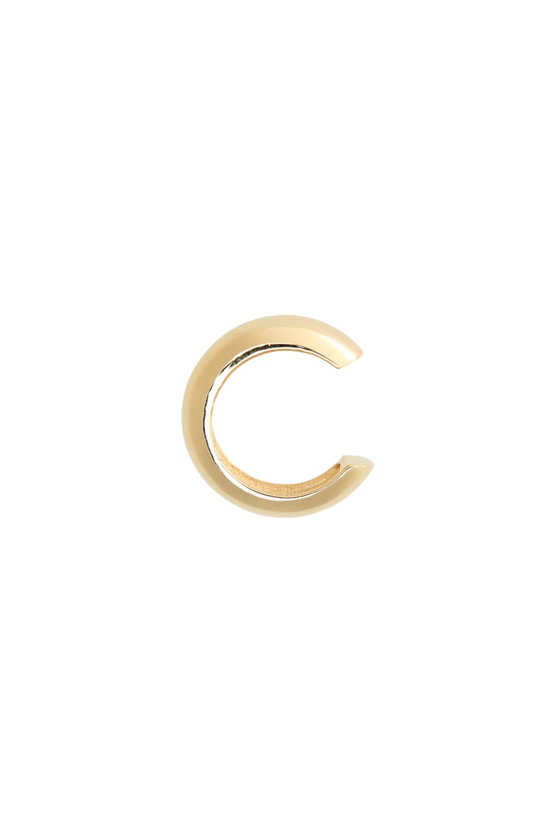 Wide Ear Cuff, Alternate, color, YELLOW GOLD
