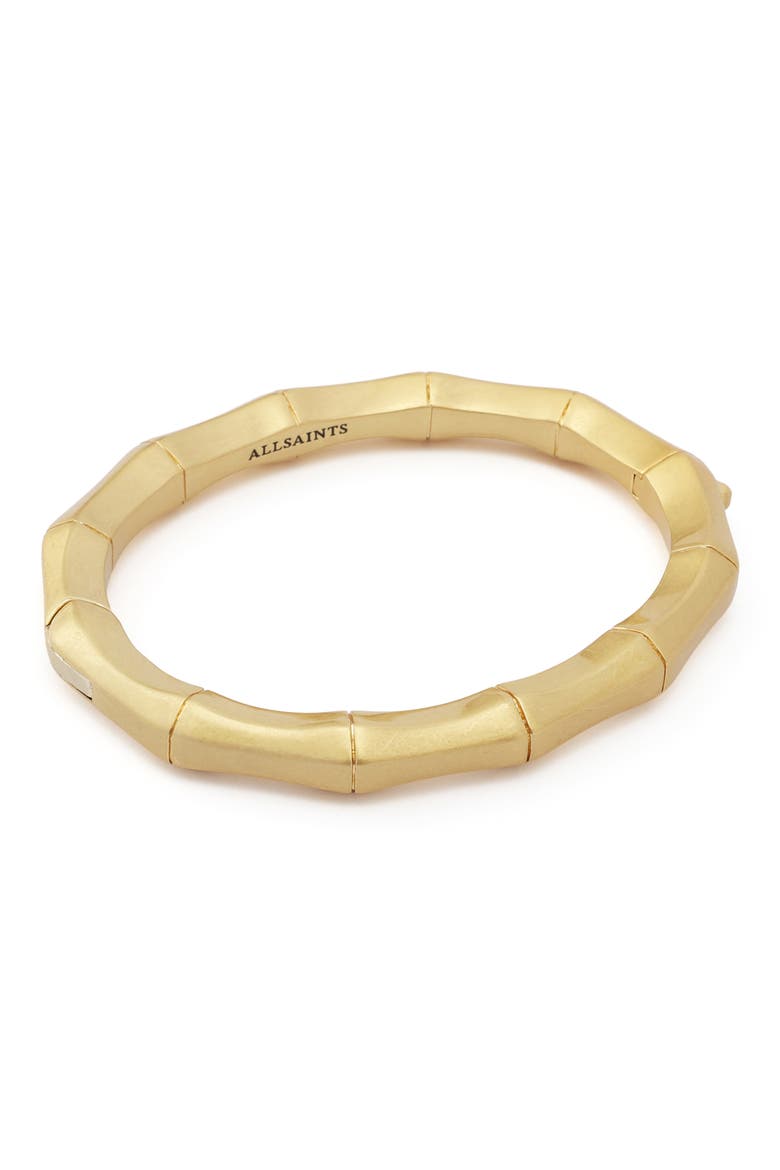 Bamboo Texture Bangle, Main, color, VINTAGE GOLD