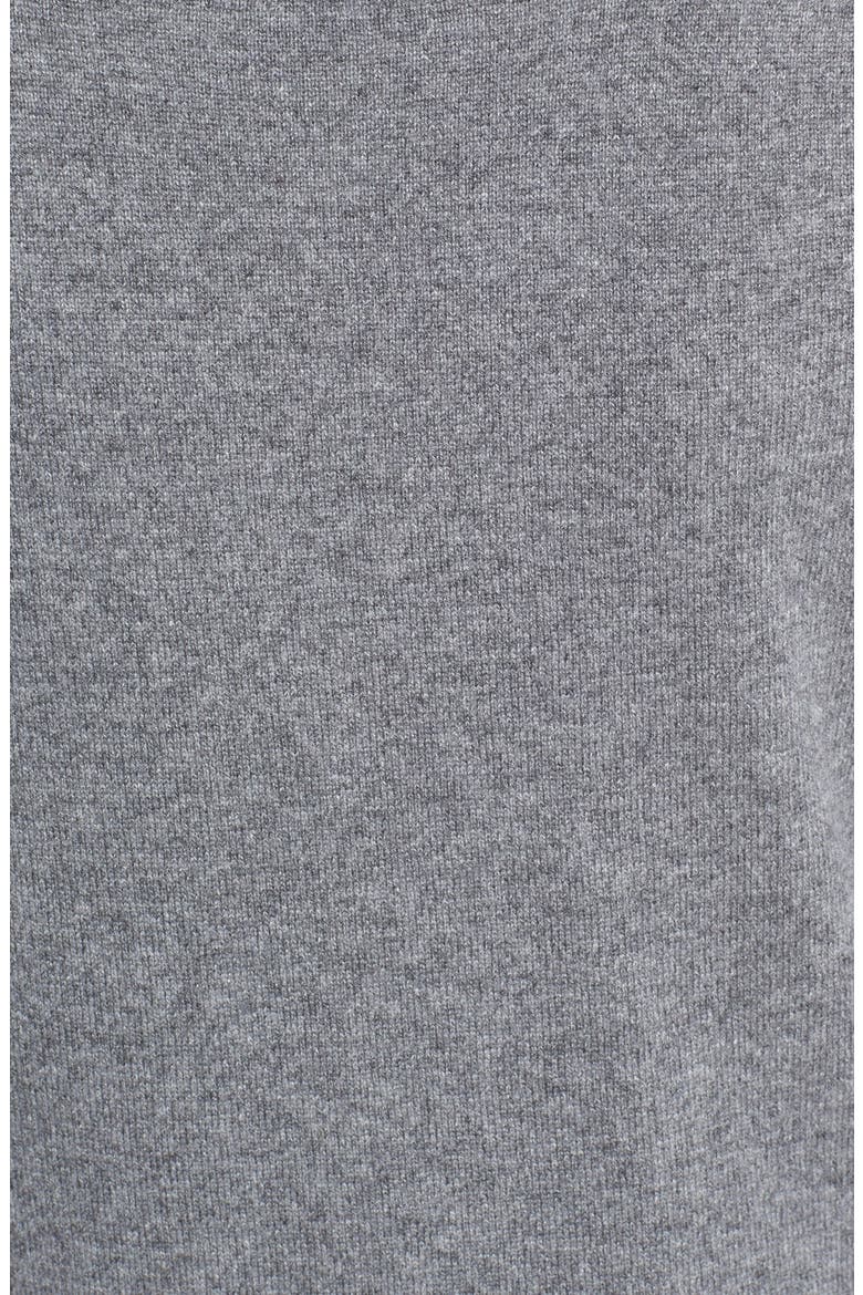 'Alexis' V-Neck Cashmere Tunic Sweater (Nordstrom Exclusive), Alternate, color, CHARCOAL