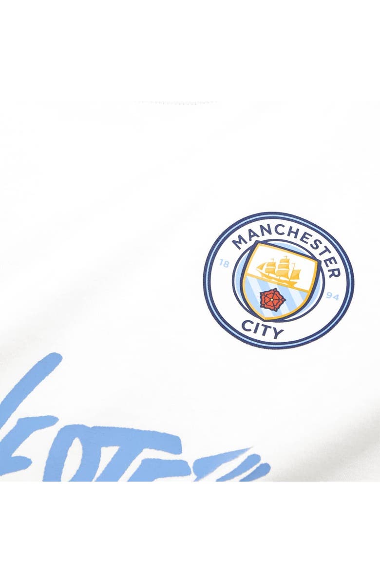 PUMA Men's Puma White Manchester City 2025 FIFA Club World Cup Hoops T-Shirt, Alternate, color, White