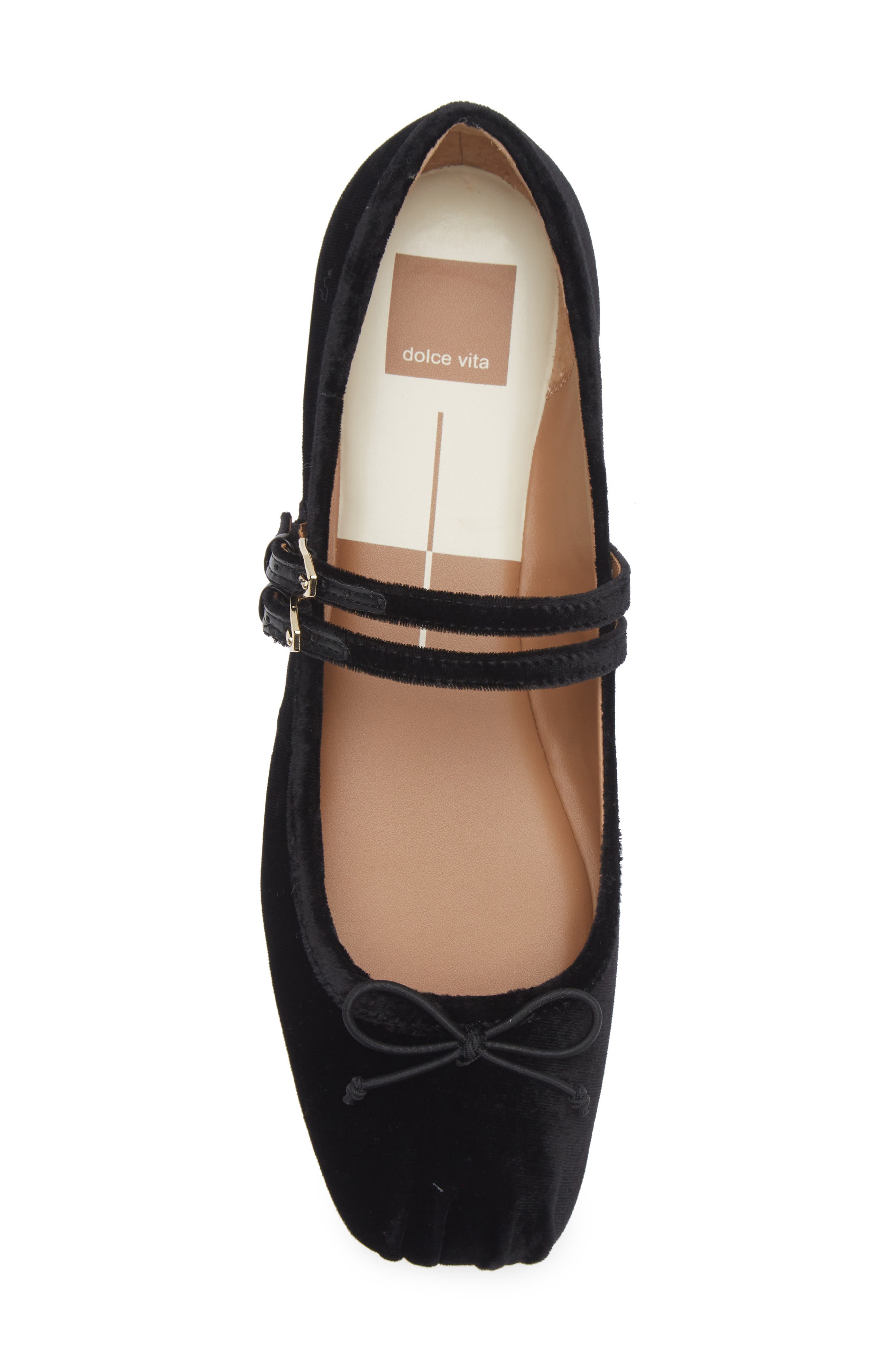 Dolce Vita Gibsen Mary Jane Flat, Alternate, color, Nero Velvet