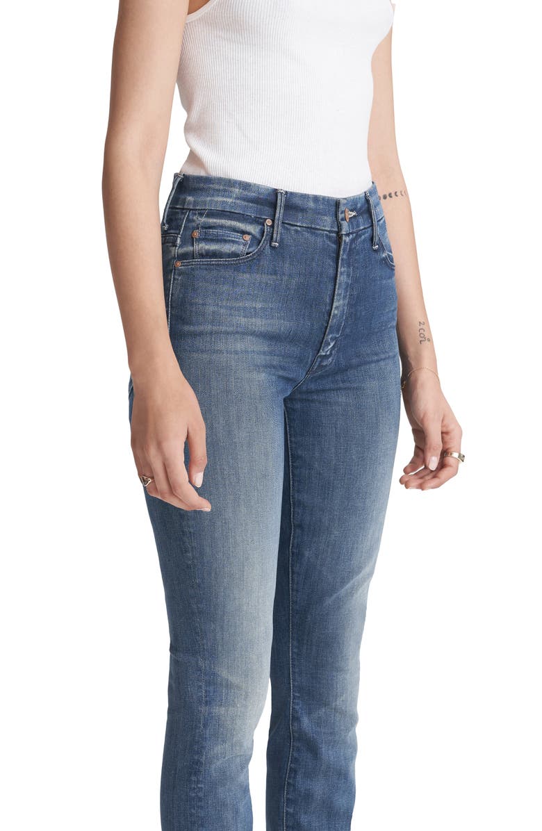 MOTHER The Looker High Waist Ankle Skinny Jeans, Alternate, color, 