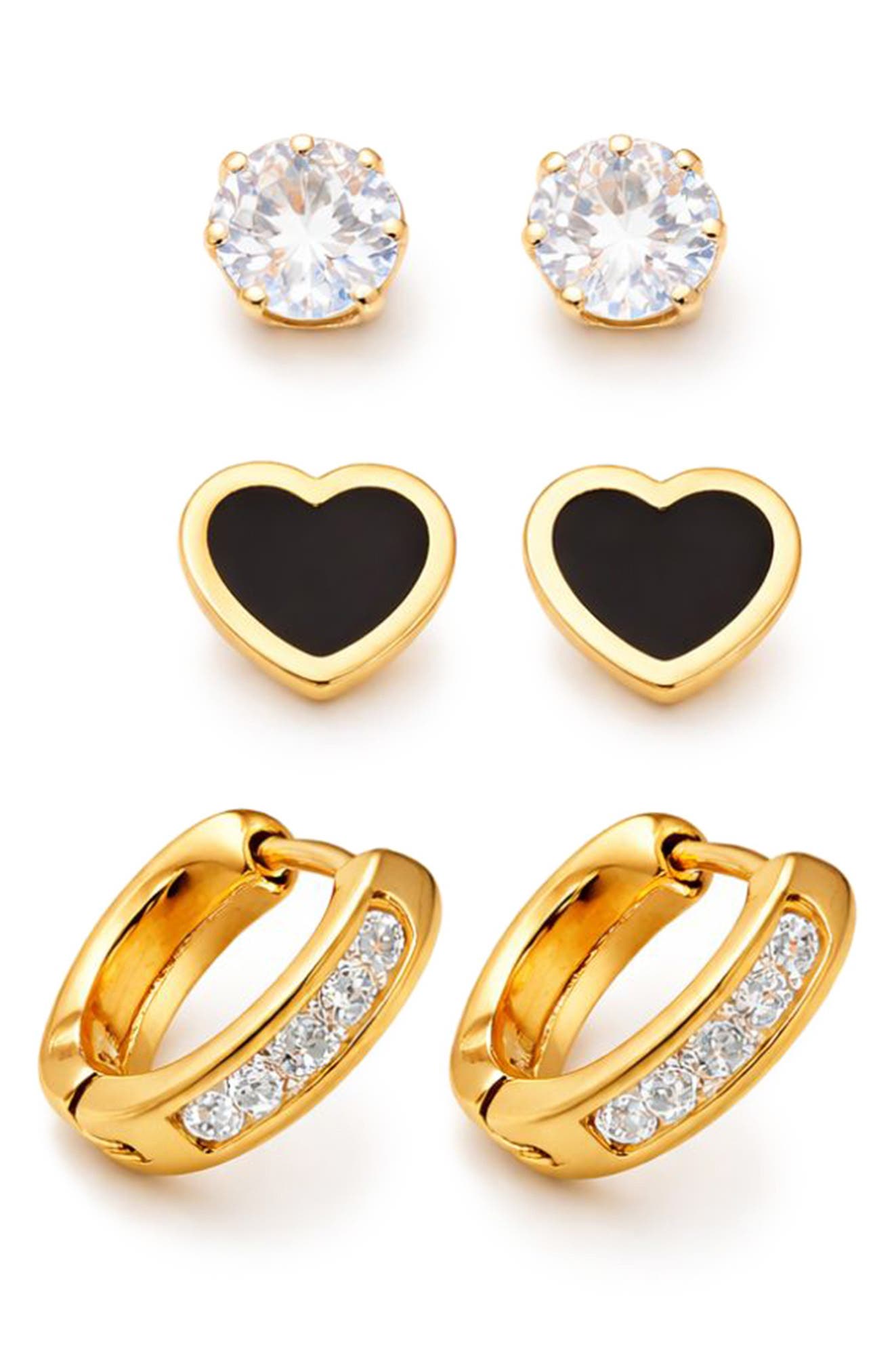 REBL Set of 3 Assorted Earrings