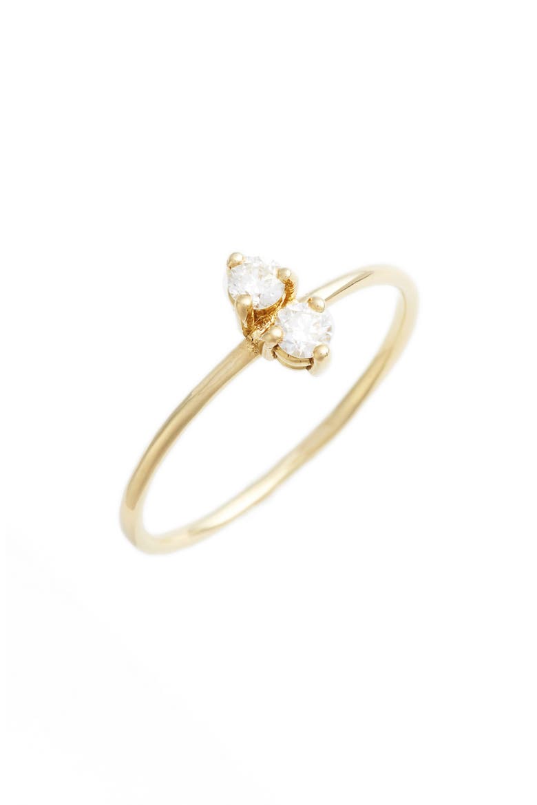 Birthstone Stacking Ring (Nordstrom Exclusive), Main, color, APRIL/ DIAMOND